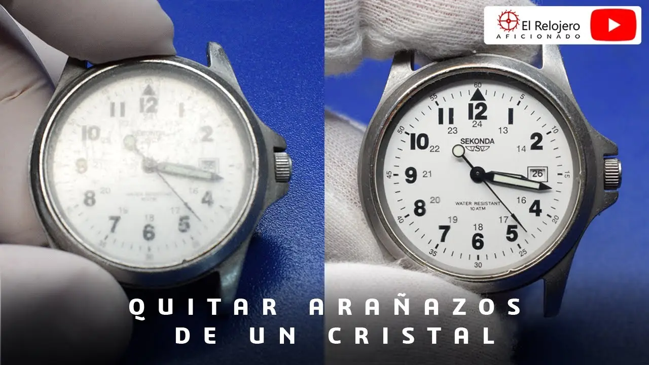quitar rayones reloj cristal mineral - Cómo quitar rayones de un reloj Swatch