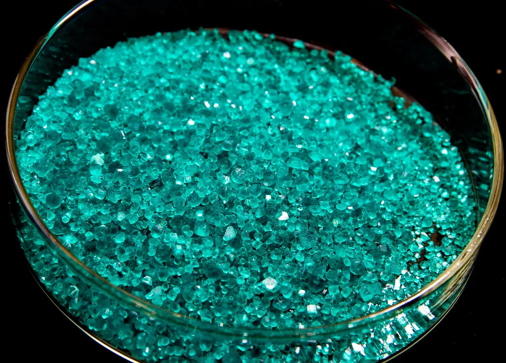 cristales de sulfato de niquel - Cómo se forma el sulfato de níquel