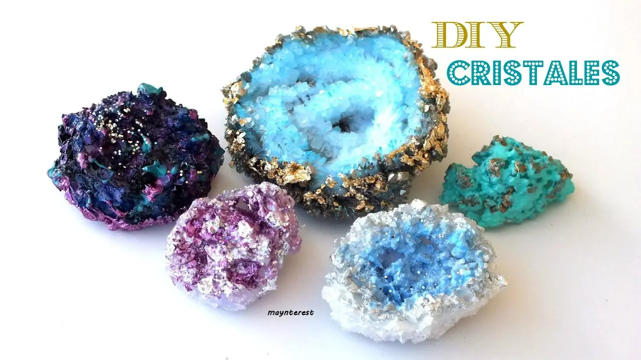 ¿Cómo hacer piedras de cristal? - Cómo se forman las piedras de cristal como hacer piedras de cristal - Cómo se forman las piedras de cristal