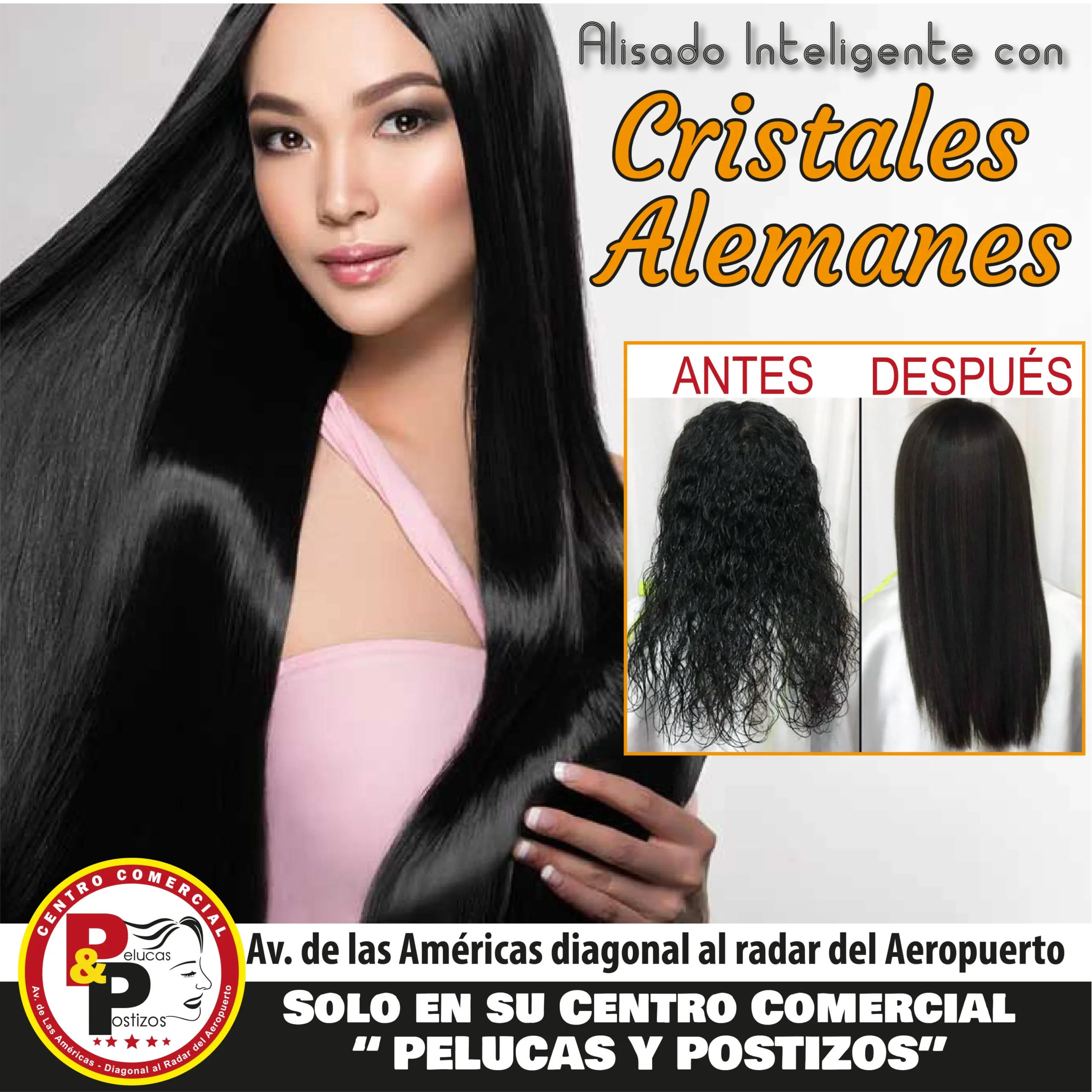 Alisado con cristales alemanes: cabello liso y brillante