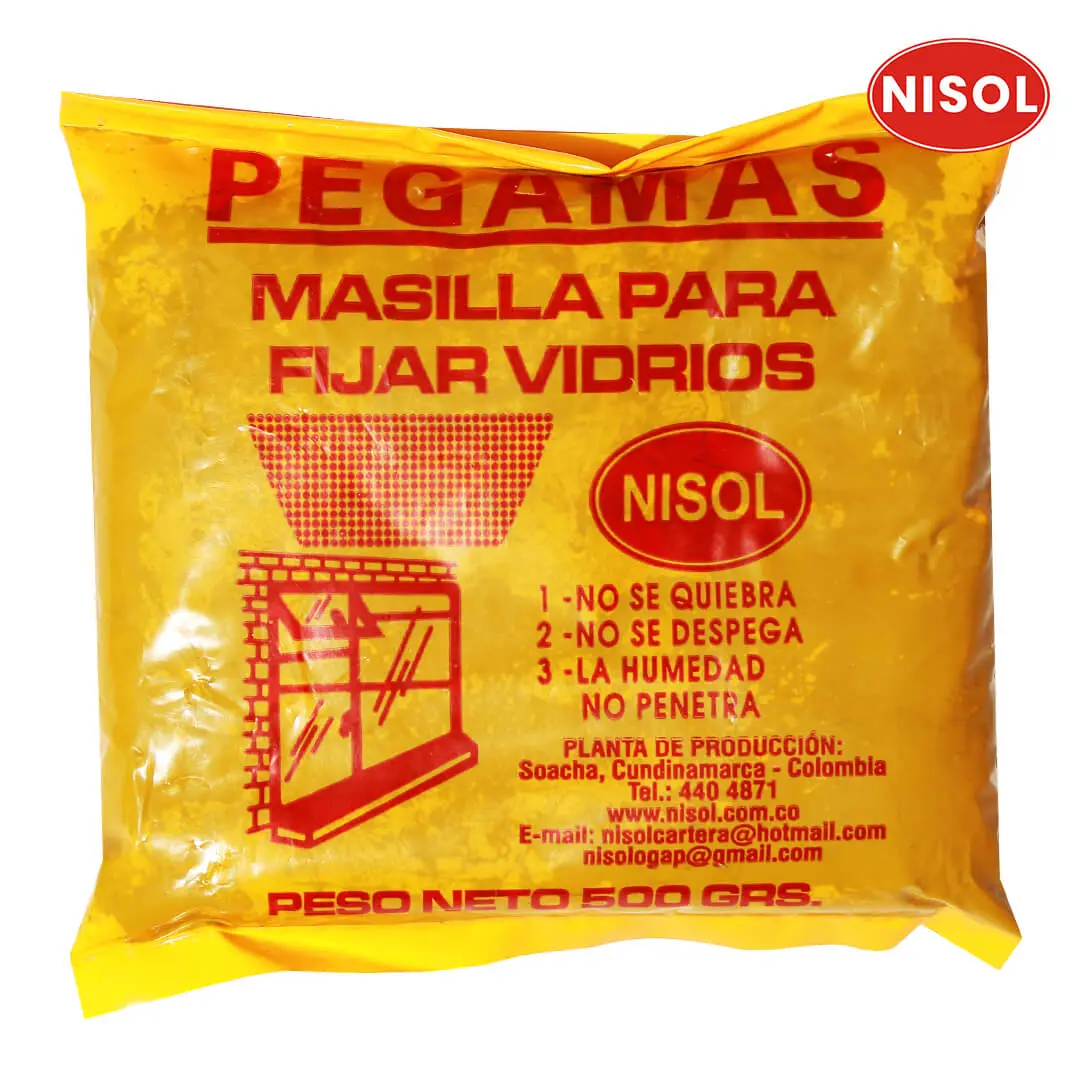 Cómo se llama la masa para pegar vidrio