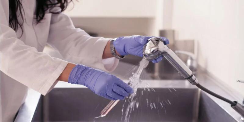 Limpieza de material de vidrio en el área de bioquímica - Cómo se realiza la limpieza de material de vidrio utilizado en el área de bioquímica limpieza de material de vidrio - Cómo se realiza la limpieza de material de vidrio utilizado en el área de bioquímica