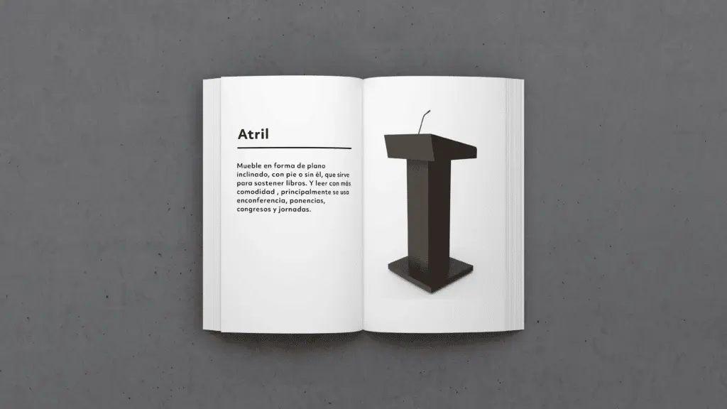 atril para biblia en vidrio - Cómo son los atriles