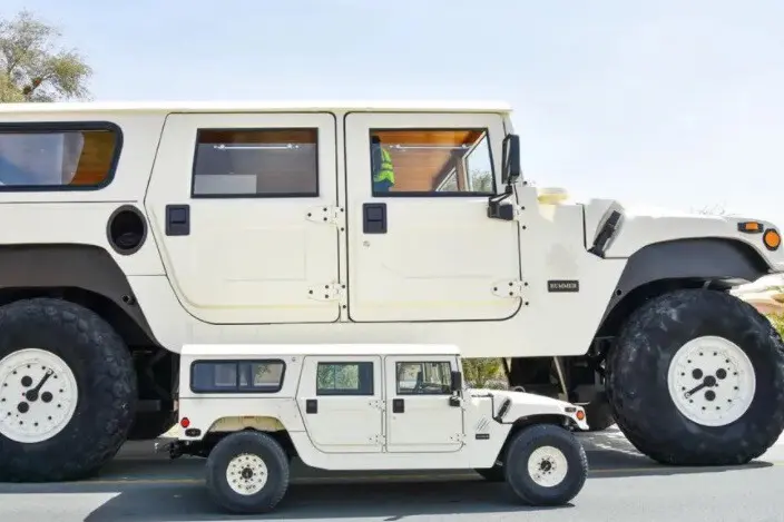 hummer h1 fibra de vidrio - Cuánto mide un Hummer H1
