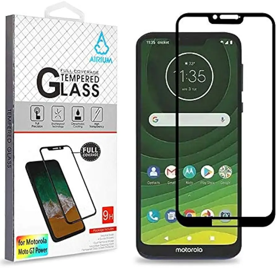 REY Pellicola salvaschermo antispia per Motorola Moto E7 Plus, Vetro temperato, di qualità Premium