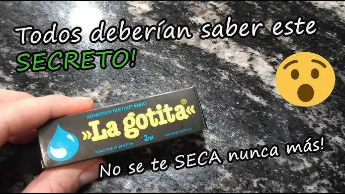 La gotita pega vidrio: El pegamento ideal para tus necesidades - Qué cosas se puede pegar con La gotita la gotita pega vidrio - Qué cosas se puede pegar con La gotita