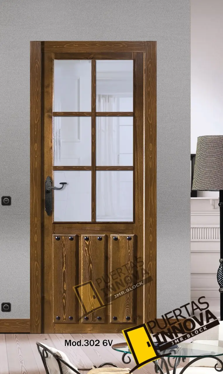 puertas rusticas con vidrio - Qué es una puerta rustica