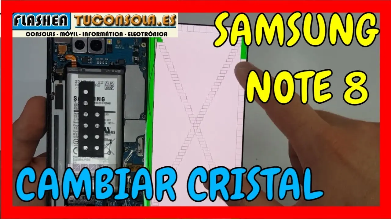 cambio de vidrio note 8 - Qué Gorilla Glass tiene el Note 8
