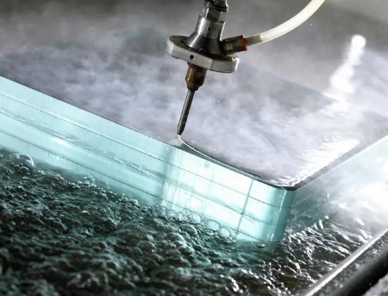 Corte de vidrio con chorro de agua: La técnica perfecta para trabajos precisos - Qué líquido se puede usar para cortar vidrio corte de vidrio con chorro de agua - Qué líquido se puede usar para cortar vidrio