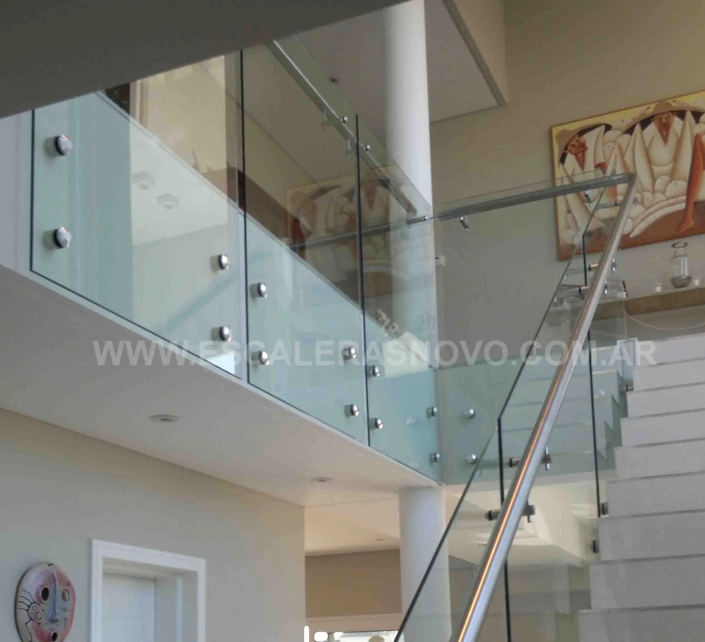 baranda de escalera vidrio - Qué requisitos necesita tener una baranda como mínimo