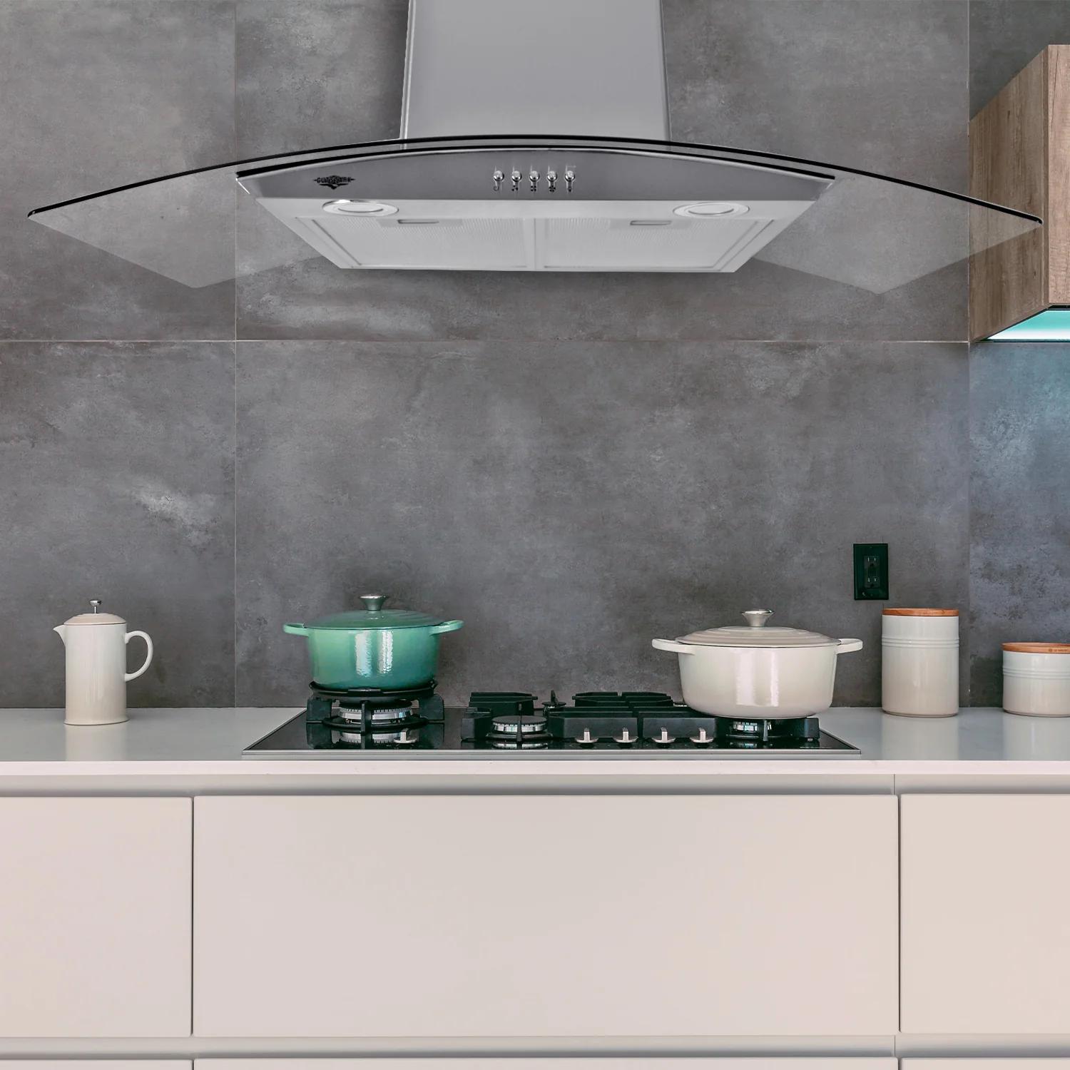Campana de cocina de cristal: una solución elegante y funcional para tu hogar - Que tener en cuenta al comprar una campana de cocina campana cocina cristal - Que tener en cuenta al comprar una campana de cocina