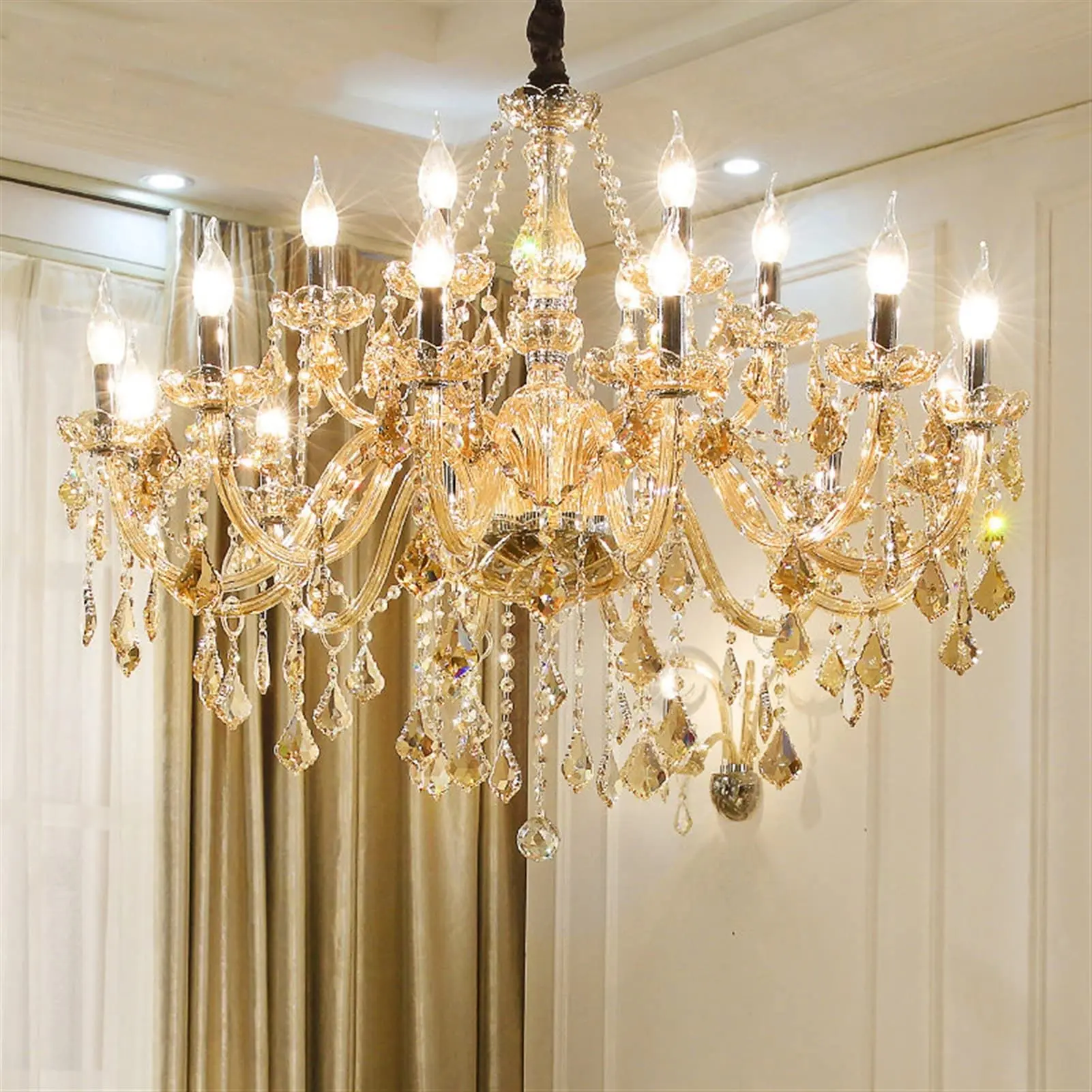 Candelabros de cristal colgantes: El toque de elegancia para tu hogar - Qué tipo de candelabro hay candelabros de cristal colgantes - Qué tipo de candelabro hay