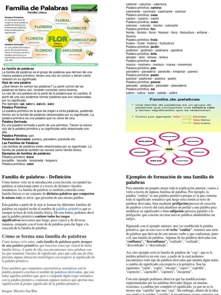 Familia léxica de vidrio: definición y ejemplos - Qué una familia léxica familia lexica de vidrio - Qué una familia léxica